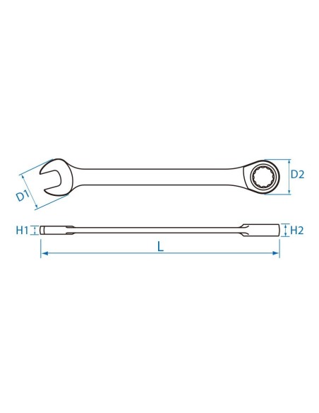 llave rapida king tony 13 mm 373113m