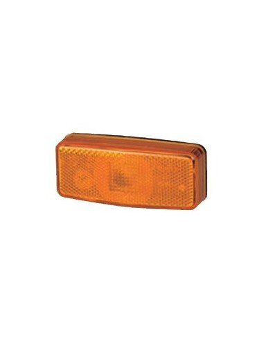 luz de posicion lateral rinder 17000 ambar con catadioptrico 12 24 v