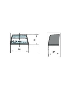 luz de matricula rinder 969 12 24 v con lampara de 5 w 2