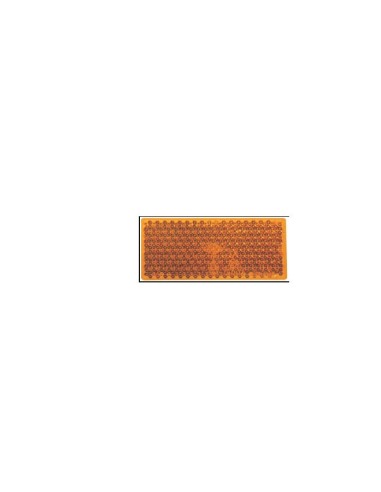 catadioptrico rinder 747a ambar adhesivo 100 x 45 mm