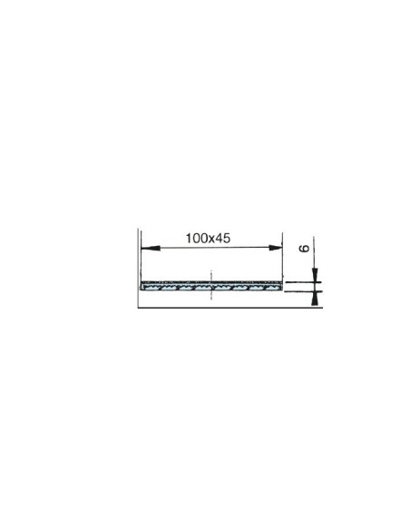 catadioptrico rinder 747i incoloro adhesivo 100 x 45 mm