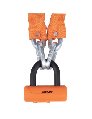 cadena antirrobo oxford armr 10 mm x 1 5 m arm104 con cierre de 12 mm
