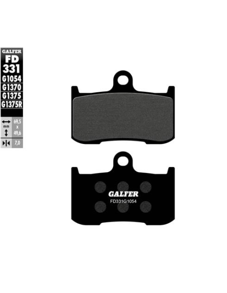 pastillas de freno moto galfer sinter sport r fd33