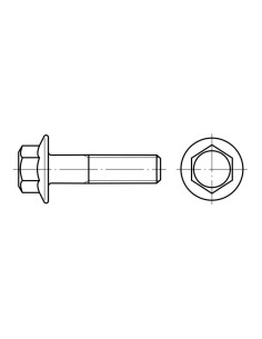tornillo de brida hexagonal m6 25 zairon zs2 zs5