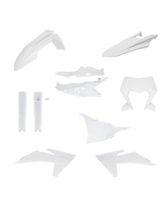 kit completo de plasticos acerbis 0026809 030 ktm exc exc f 125 500 blanco