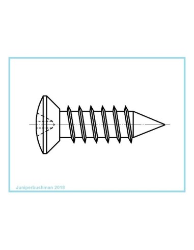 tornillo autorroscante st4 2x12 zairon zs9