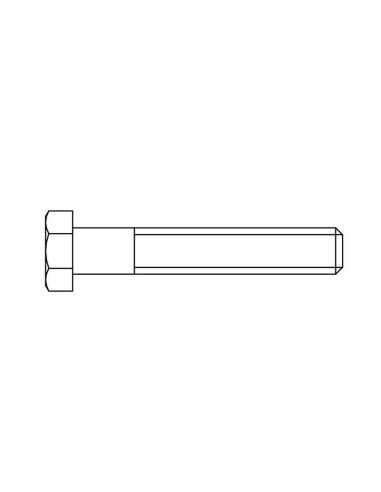 tornillo hexagonal de cabeza plana m5x12 negro zairon zs1