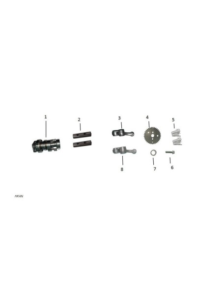 pinon de distribucion honda 100 zairon zs3