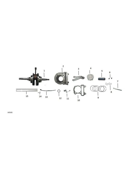 placa tensora de cadena de distribucion honda 110kzl zairon zs3