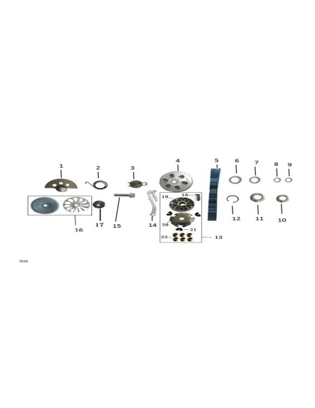 rodillo de variador zairon zs3