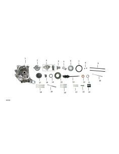 tapon del filtro de aceite gy6 125 zairon zs3