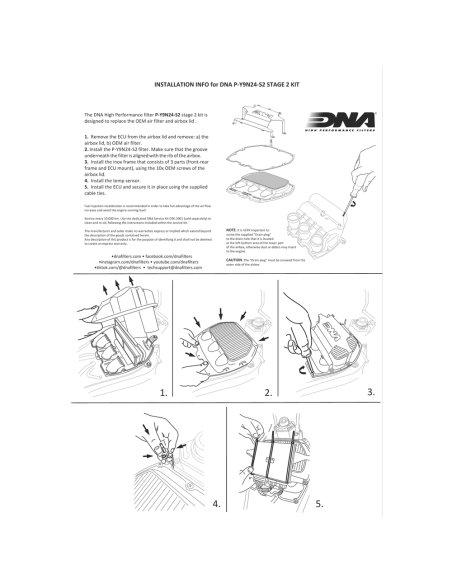 filtro dna y kit de admision yamaha mt 09 p y9n24 s2