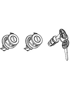 set de 3 cerraduras con llave shad 203134r1