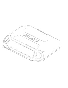 tapa aluminio shad para maleta de moto terra 203163r