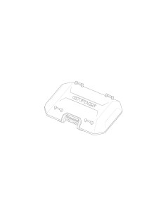 tapa shad para maleta superior moto terra aluminio negro 203471rb