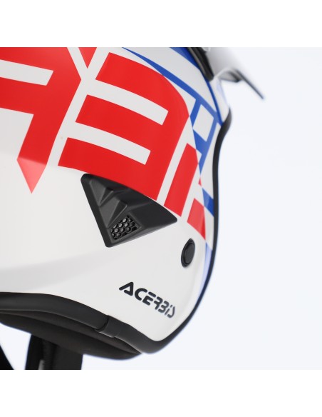 casco acerbis jet aria graphic sport 22 06 color blanco azul y rojo glossy 0026602 034