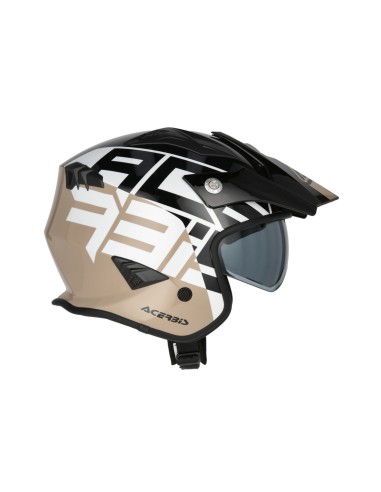 casco acerbis jet aria graphic sport 22 06 negro marron