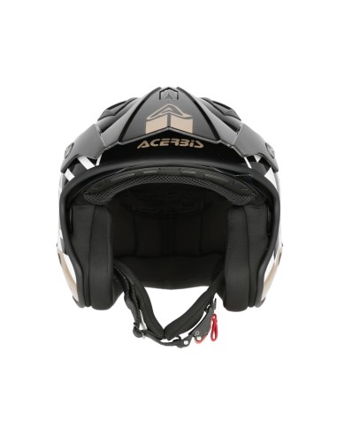 casco acerbis jet aria graphic sport 22 06 negro marron