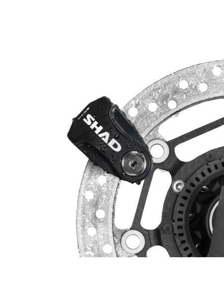 antirrobo de disco shad c0s6100a con alarma sc61a negro