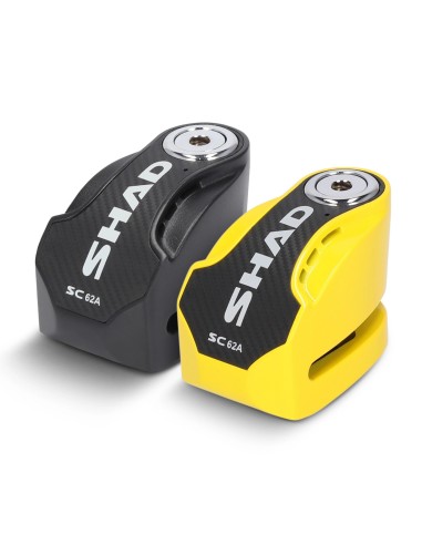 antirrobo de disco shad c0s6203a con alarma sc62a amarillo