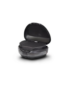 kit baul moto shad sh48 gris oscuro tapa carbono y respaldo d0b48306r 2