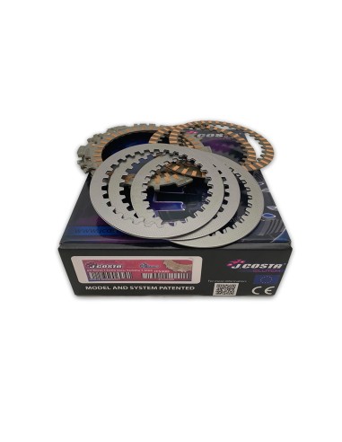 kit de discos embrague jcosta para moto t max 500 530 y kymco ak550