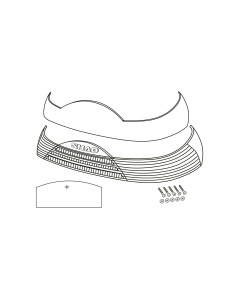 catadrioptrico rojo para moto maletas shad sh46 d1b465car