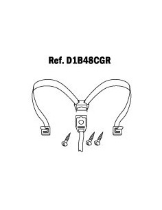 conjunto cierre goma tira sh48 shad d1b48cgr