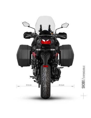 soportes para maletas shad 3p system kawasaki versys 1000 k0vr14if