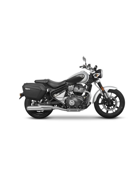 soporte de maletas laterales shad 3p system para royal enfield meteor