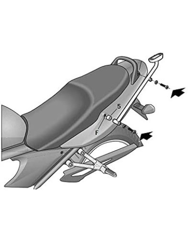 fijacion superior shad para maleta moto s0tc19st