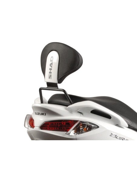 fijacion respaldo shad para moto suzuki burgman 125 s0br17rv