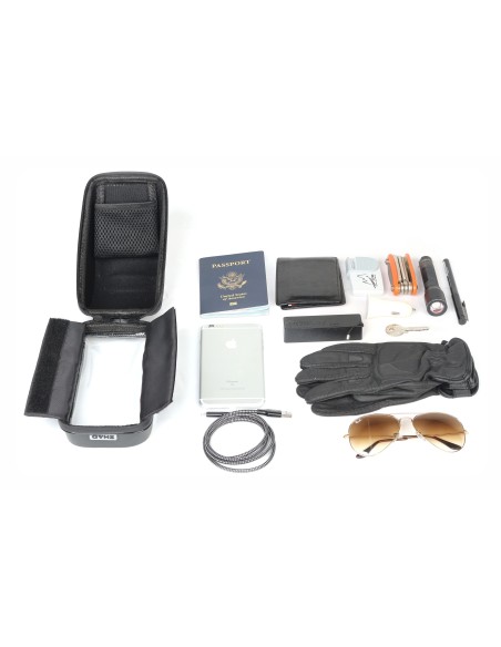 soporte telefono movil 6 6 con bolsillo 180 x 90 mm shad x0sg75h