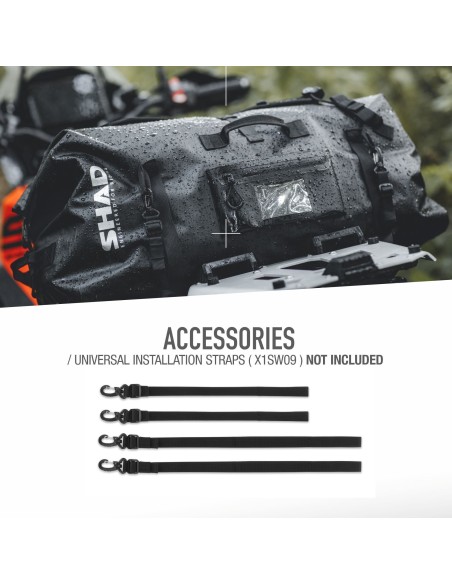 mochila trasera impermeable shad x0sw80 70 l 700 350 310 mm
