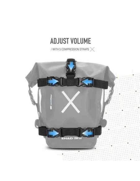 bolsa multiuso shad tr08 impermeable 8 litros x0tr08