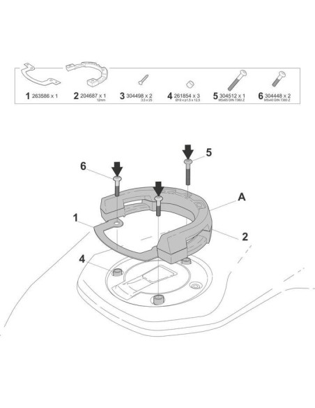fijacion bolsa deposito click system yamaha mt09 y015cs