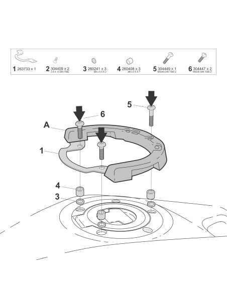 fijacion click system shad y017cs deposito yamaha mt 07