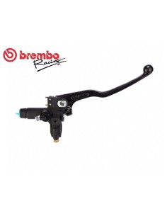 bomba de freno delantera brembo 10505310 ps16 negra con maneta negra