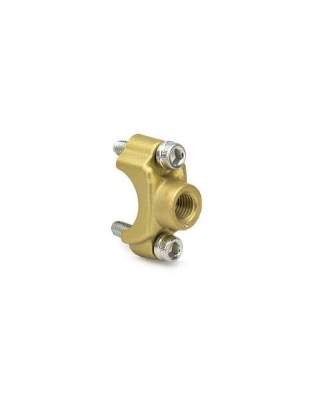 abrazadera de bomba brembo 110437257 dorada con soporte de espejo m10x1 25 rosca izquierda