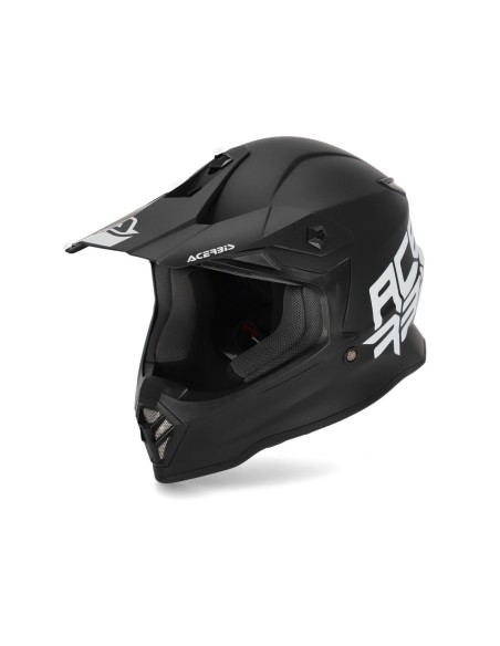 casco off road infantil acerbis steel kid negro talla 54