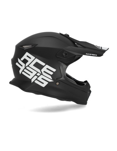casco off road infantil acerbis steel kid negro talla 54