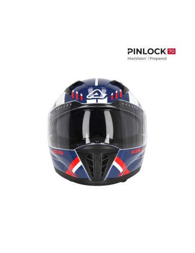 casco integral acerbis x way graphic homologacion 22 06 blanco azul y rojo 0026016 034
