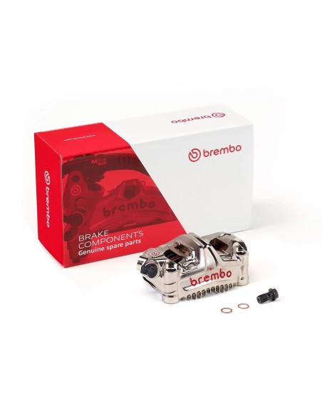 pinza de freno moto brembo gp4 ms 120d60050 delantera izquierda monobloque 4 pistones