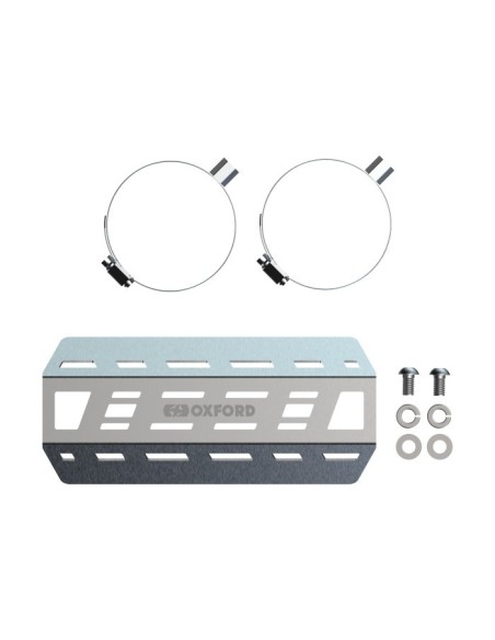 protector termico de escape oxford ox642 adventure acero inoxidable