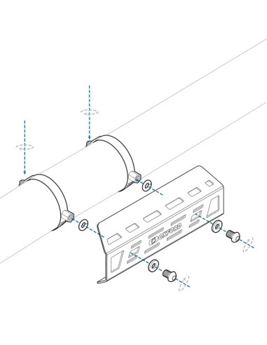 protector termico de escape oxford ox642 adventure acero inoxidable