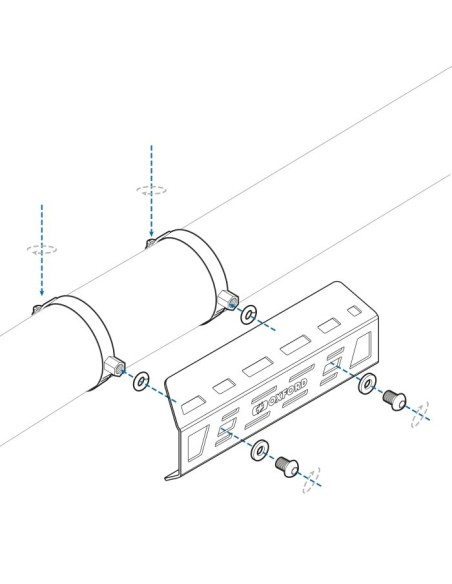 protector termico de escape oxford ox642 adventure acero inoxidable