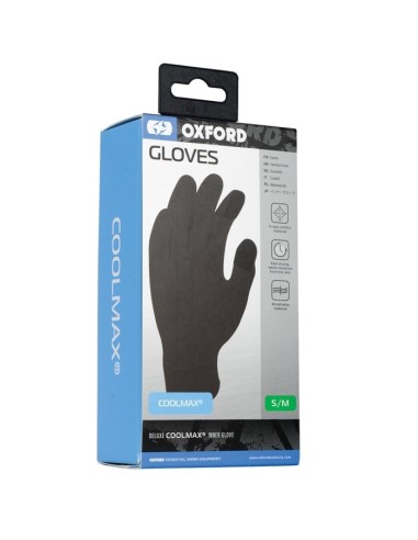 sotoguantes oxford ca210 coolmax negros talla s m