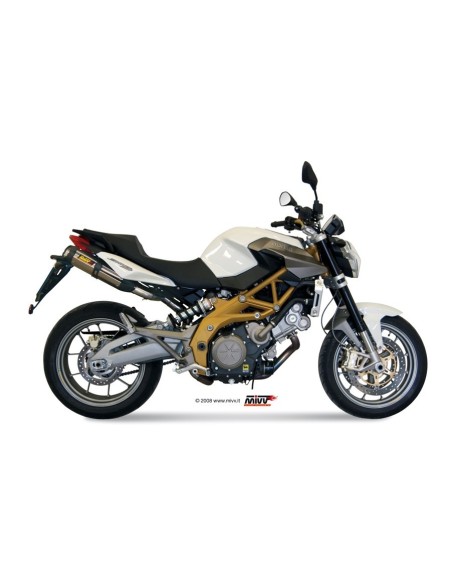 silenciosos mivvsuono st acero carbono aprilia shiver 750 2008 16 a 006 l7