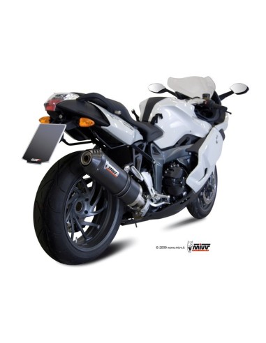 silencioso mivv oval carbono c tapa carbono bmw k 1300 r s 2009 16 b 010 lec