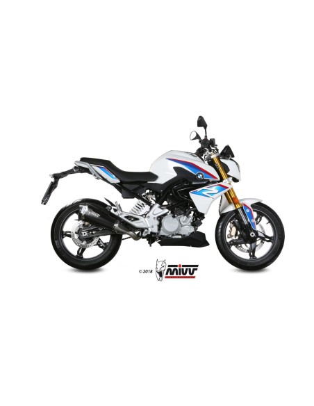 escape completo mivv 1x1 delta race black bmw g 310 r 2018 24 b 032 ldrb